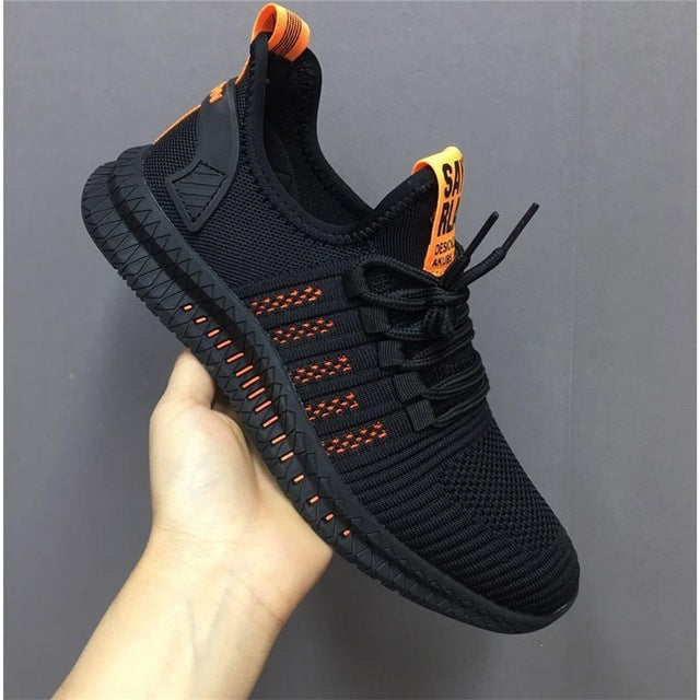 New Mesh Men Sneakers Casual Shoes Lac-up Men Shoes Lightweight Comfortable Breathable Walking Sneakers Zapatillas Hombre B1352