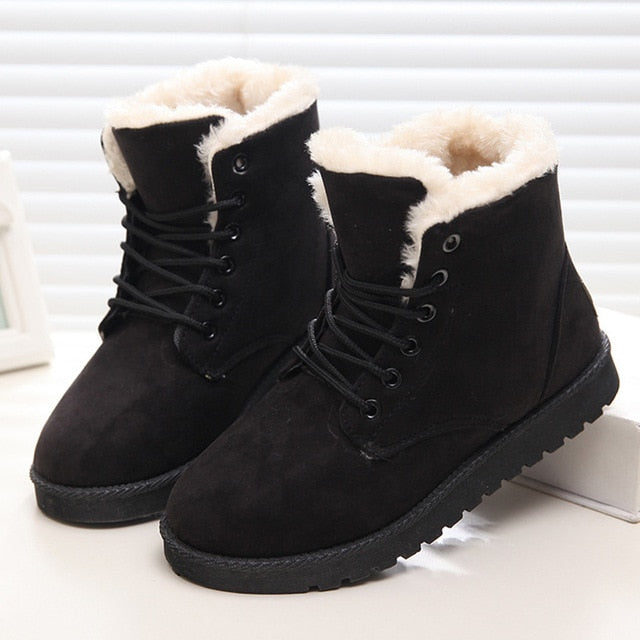 Women Boots Winter Shoes Woman Super Warm Snow Boots Women Ankle Boots For Female Winter Shoes Botas Mujer Plush Booties