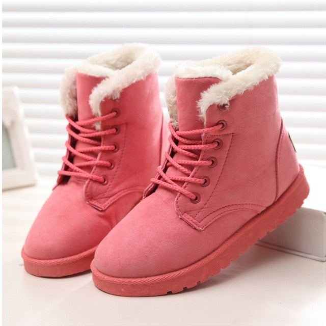 Women Boots Winter Shoes Woman Super Warm Snow Boots Women Ankle Boots For Female Winter Shoes Botas Mujer Plush Booties