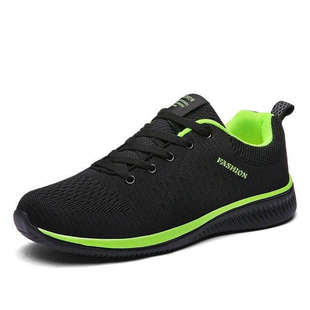 Comfortable Casual Shoes Men Breathable Walking Shoes Lightweight Sneakers Black Footwear Men Lace Up Running Shoes Men Big Size