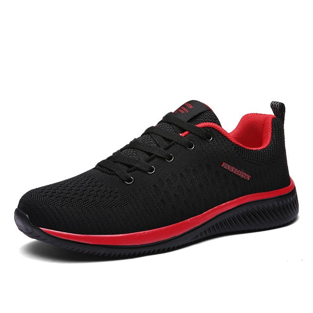 Comfortable Casual Shoes Men Breathable Walking Shoes Lightweight Sneakers Black Footwear Men Lace Up Running Shoes Men Big Size