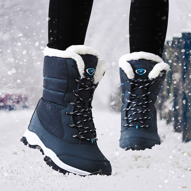 Jwl-leather Men Boots Winter With Fur 2019 Warm Snow Boots Men Winter Work  Casual Shoes Sneakers High Top Rubber Ankle Boots | Fruugo BH